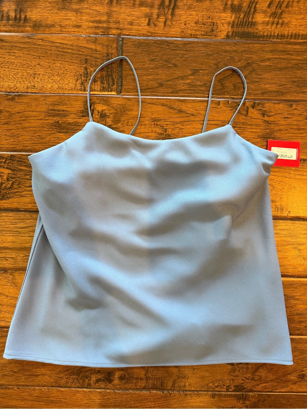 Spanx Light Blue Spaghetti Strap Cami Top - Reversible to Navy